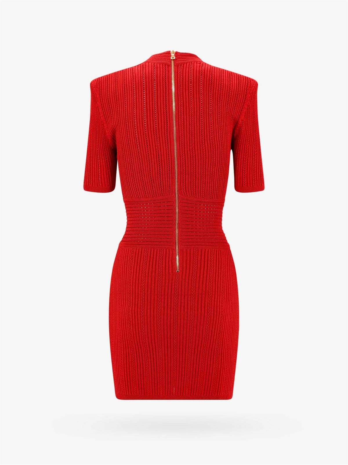 Balmain Dress Red Womens Balmain