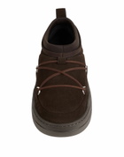 Moon Boot Mb Park Icon Suede Womens Sneakers Dark in Brown