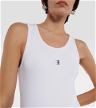 Givenchy Ribbed-knit cotton jersey maxi dress