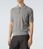 Giorgio Armani Cashmere and silk polo shirt