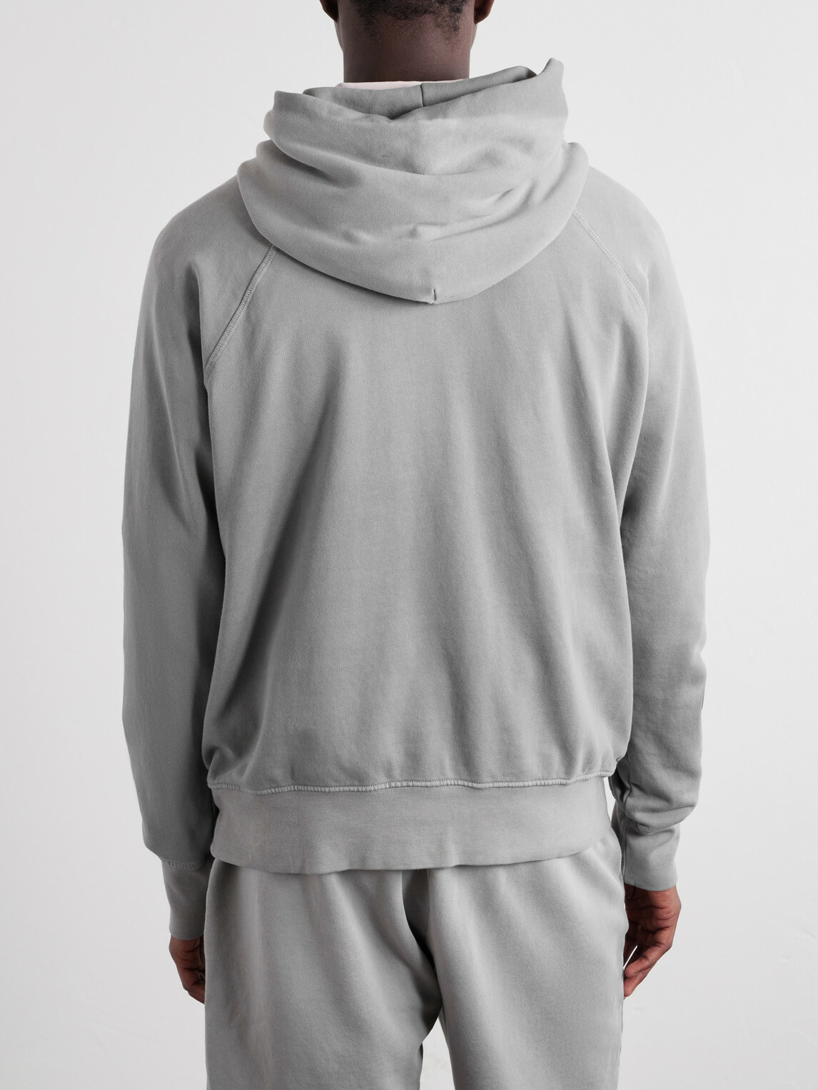 Les Tien - Cotton-Jersey Hoodie - Gray Les Tien