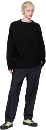 Jil Sander Black Brushed Sweater