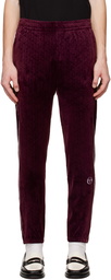 Sergio Tacchini Purple Jacquard Track Lounge Pants