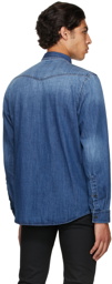 Hugo Blue Denim Elpaz Shirt