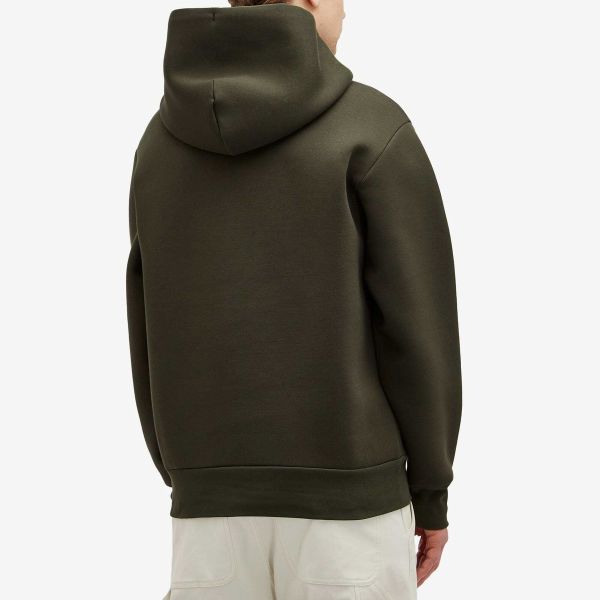 Moncler Men's Badge Logo Hoodie in Green Moncler