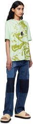 Jil Sander Green Printed T-Shirt