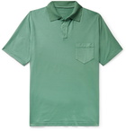 Sease - Stretch-Cotton Jersey Polo Shirt - Green