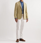 Sid Mashburn - Virgil No. 2 Slim-Fit Garment-Dyed Cotton and Wool-Blend Hopsack Blazer - Neutrals