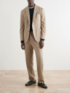 Boglioli - Virgin Wool-Flannel Suit Jacket - Natural