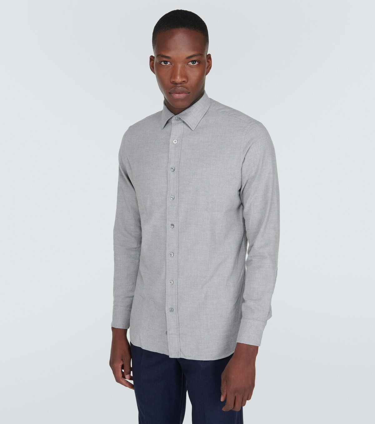 Lardini Multicolor Linen Dress Shirt