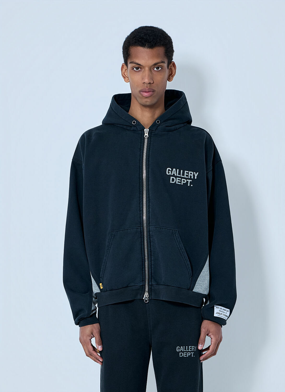 Gallery Dept. Zip-Up Logo Hoodie