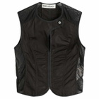 Our Legacy Women's All Day Poplin Corset Vest Top in Black All Day Poplin