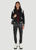 Saint Laurent Teddy Varsity Bomber Jacket