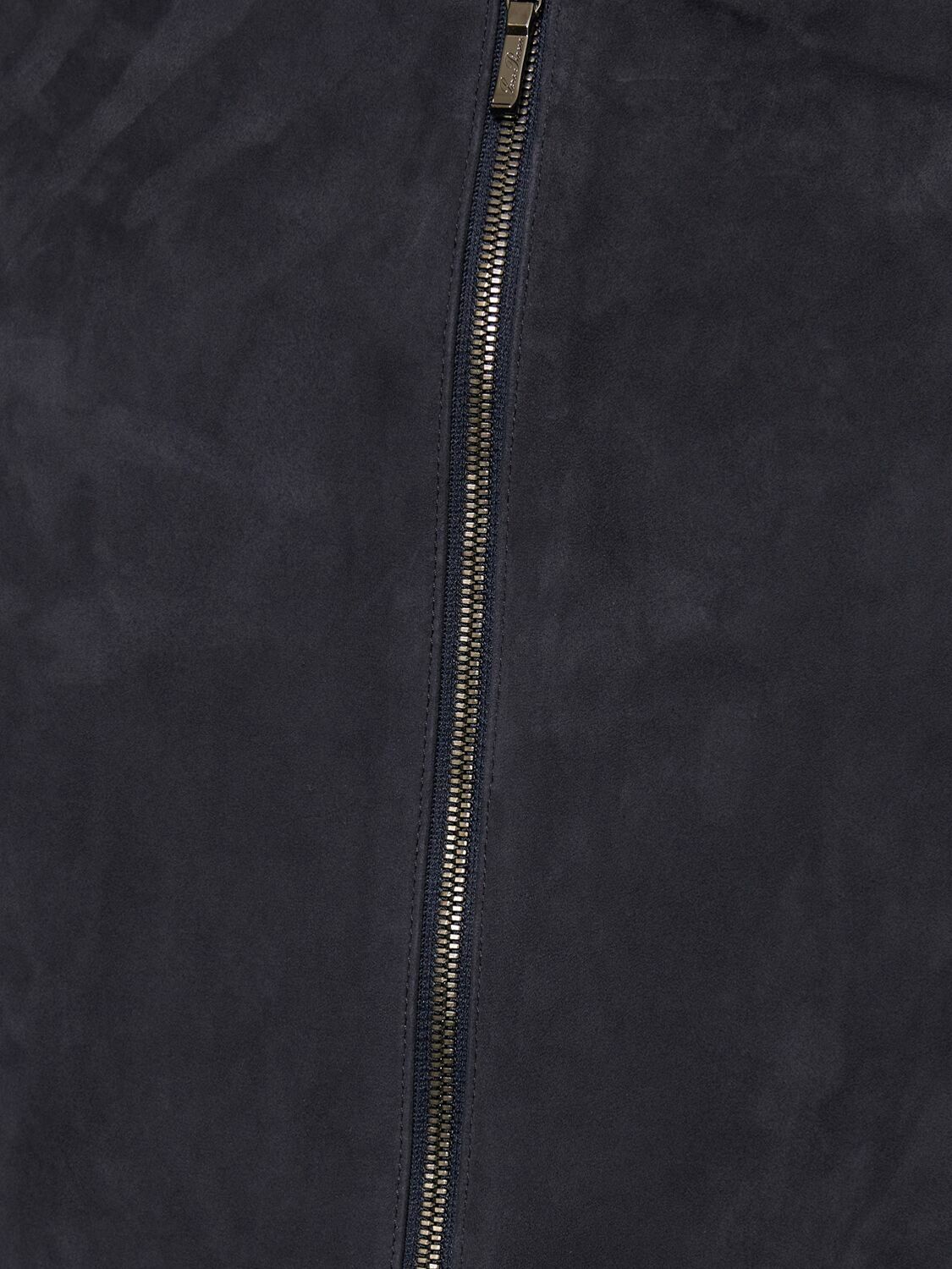 LORO PIANA Cashmere & Suede Bomber Jacket