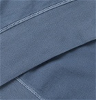 Officine Generale - Clement Pigment-Dyed Loopback Cotton-Jersey Sweatshirt - Blue