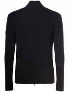 MONCLER - Extrafine Wool Tricot Cardigan