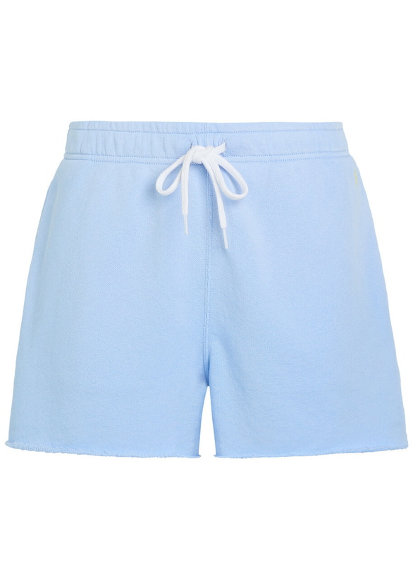 Photo: Polo Ralph Lauren Logo-embroidered Cotton-blend Shorts Light Blue