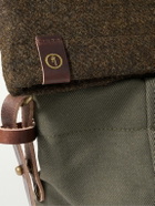 Bleu de Chauffe - Cabine Leather-Trimmed Tweed and Canvas Weekend Bag