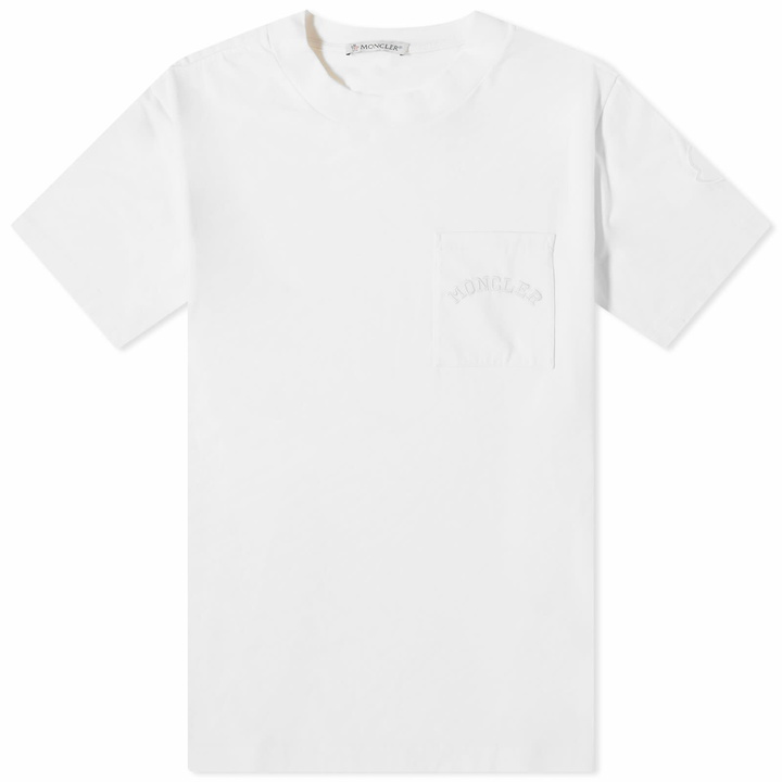 Photo: Moncler Men's Pocket T-Shirt in White