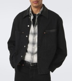 Sunspel Checked cotton flannel shirt