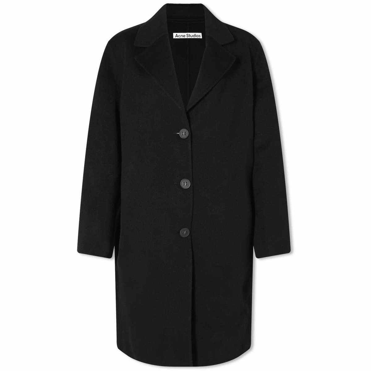 Acne Studios Women's Avalon Double Coat in Black Acne Studios