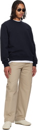 Givenchy Navy 'GIVENCHY Paris' Gros Grain Sweatshirt