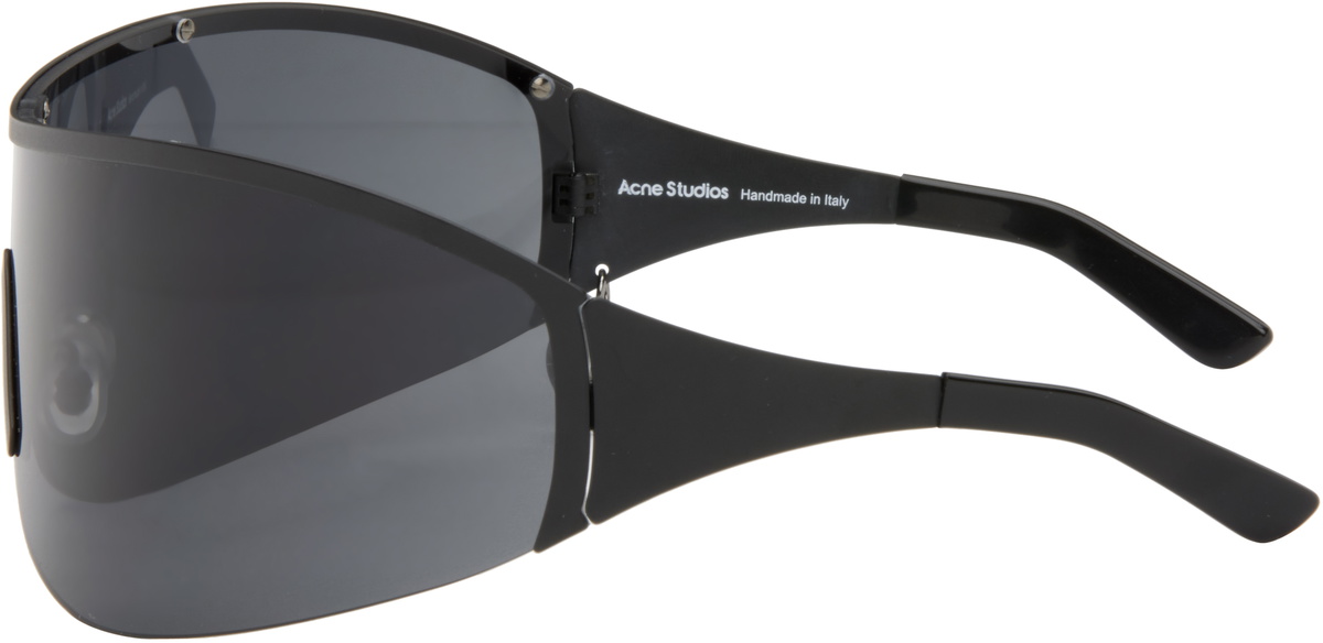 Acne Studios Black Metal Frame Sunglasses