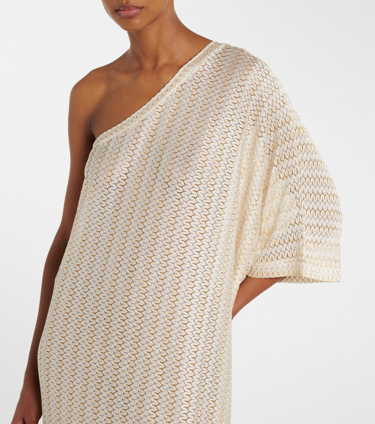 Melissa Odabash Savannah lamé beach cover-up