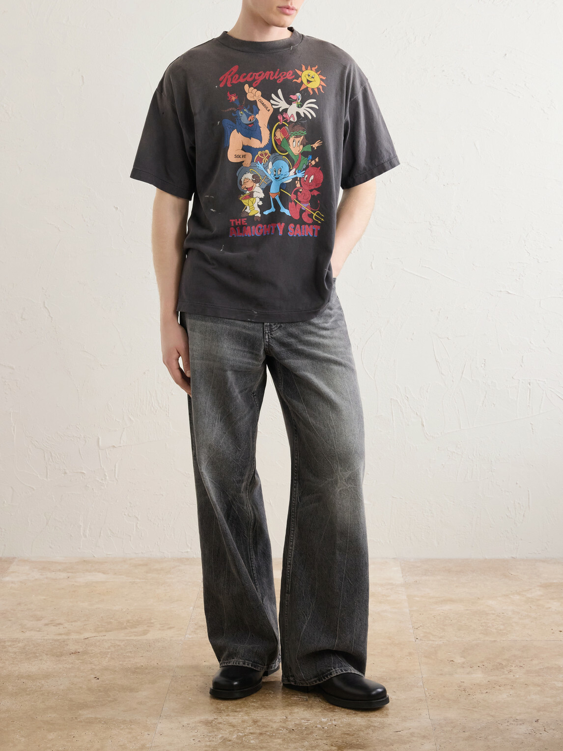 マウスラビット　Tシャツ イェソン　YESTHEDAY 青　韓国　ビンテージ マウスラビット Tシャツ 青 イェソン 韓国 YESTHEDAY ビンテージ