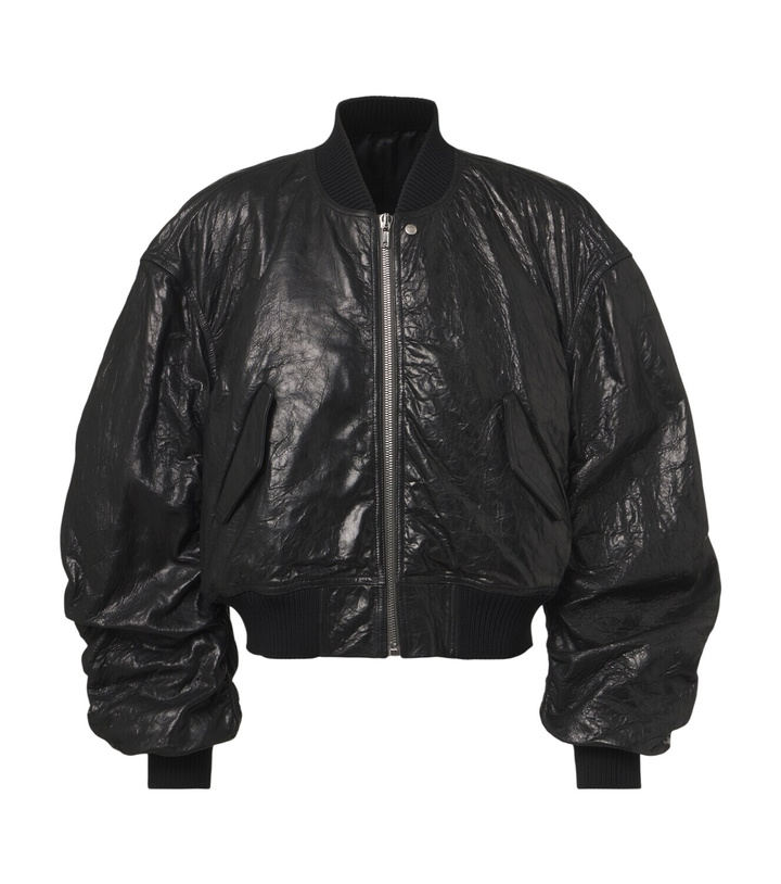 Photo: Rick Owens Secchia Flight leather bomber jacket