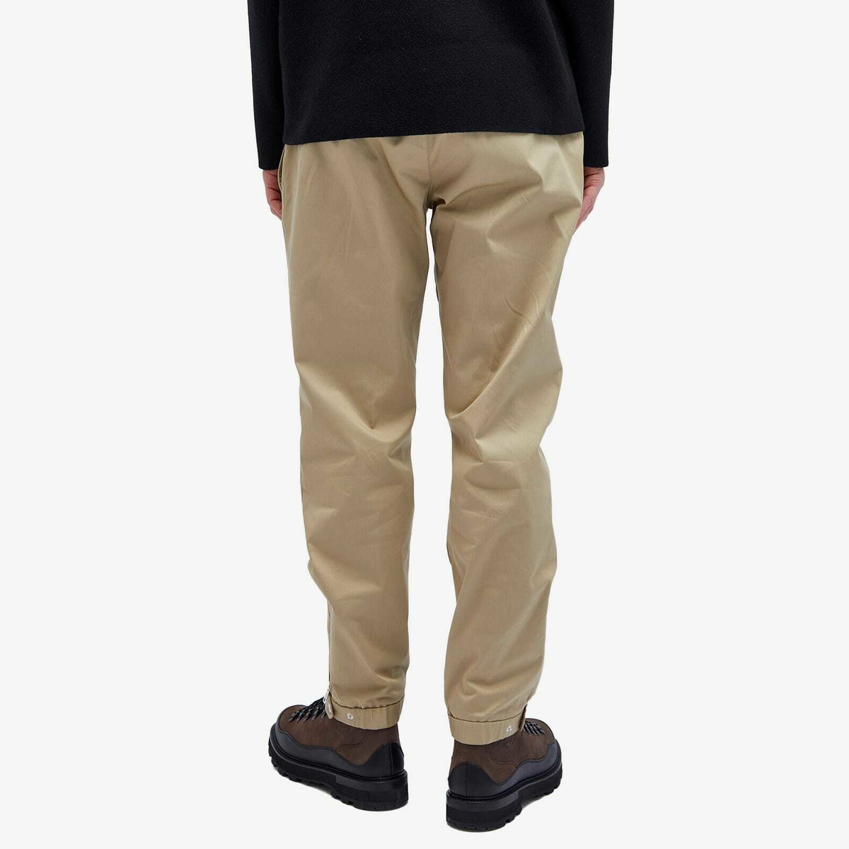 Moncler Men's Gabardine Tapered Trouser in Beige Moncler Moncler Men's Gabardine Tapered Trouser in Beige Moncler