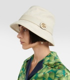 Gucci Double GG canvas bucket hat