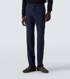 Ralph Lauren Purple Label Gregory mid-rise wool chinos