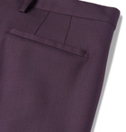 Paul Smith - Aubergine Soho Slim-Fit Wool Suit Trousers - Purple