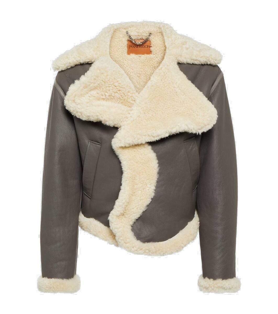 Photo: JW Anderson Shearling leather jacket
