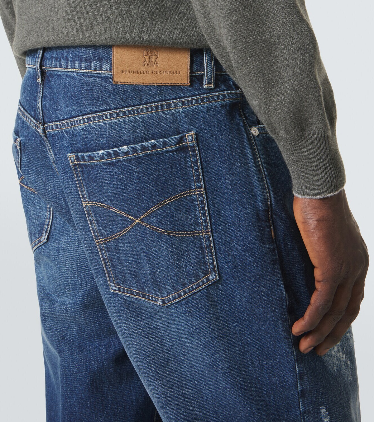 Brunello Cucinelli Mid-rise straight jeans