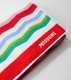 Missoni Wave cotton terry beach towel