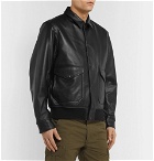 Beams Plus - Leather Blouson Jacket - Black
