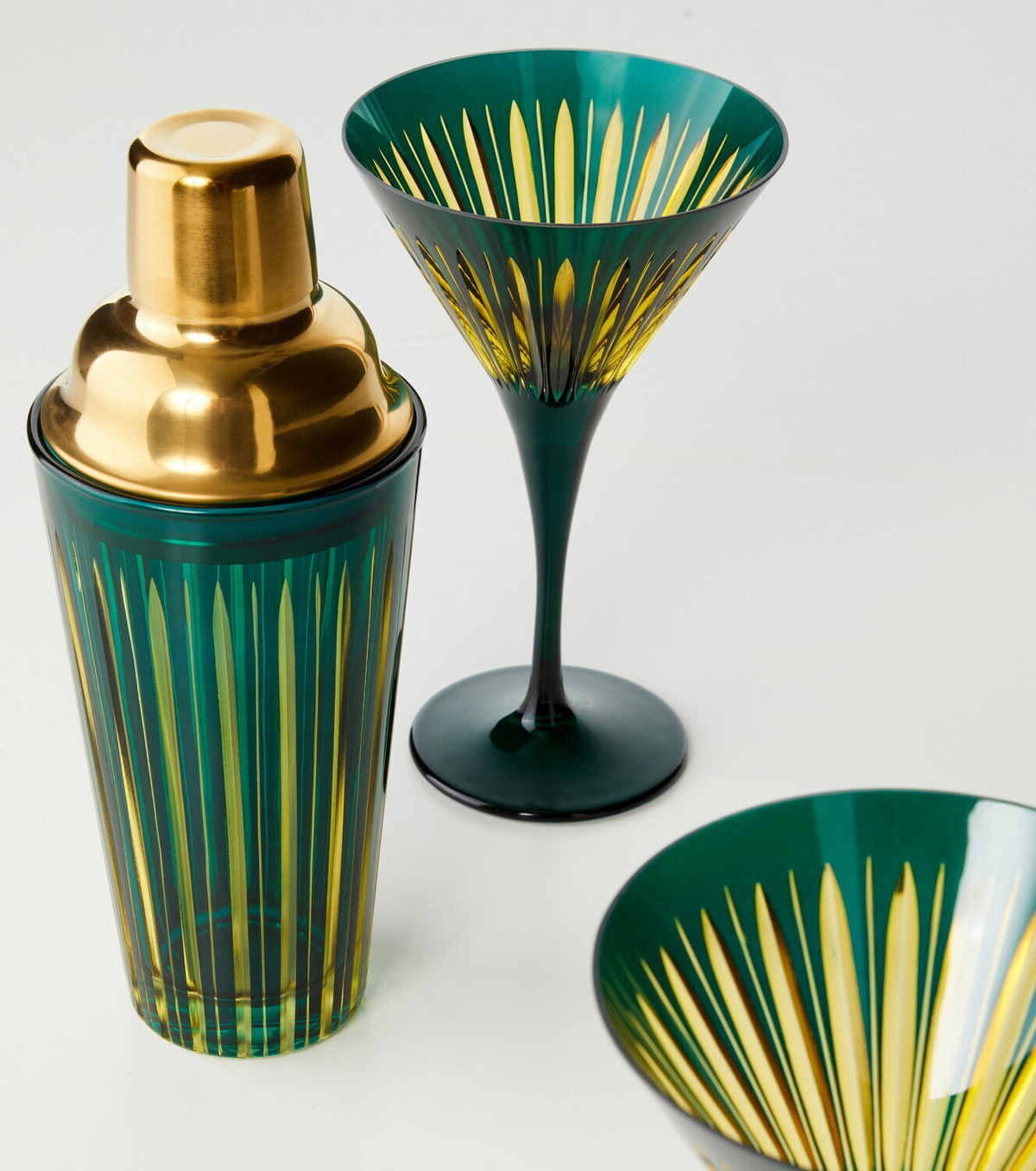 L'Objet Prism Cocktail glass set