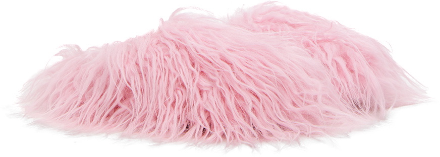 Marni SSENSE Exclusive Pink Fussbett Sabot Loafers Marni