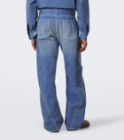 JW Anderson Twisted embroidered straight jeans