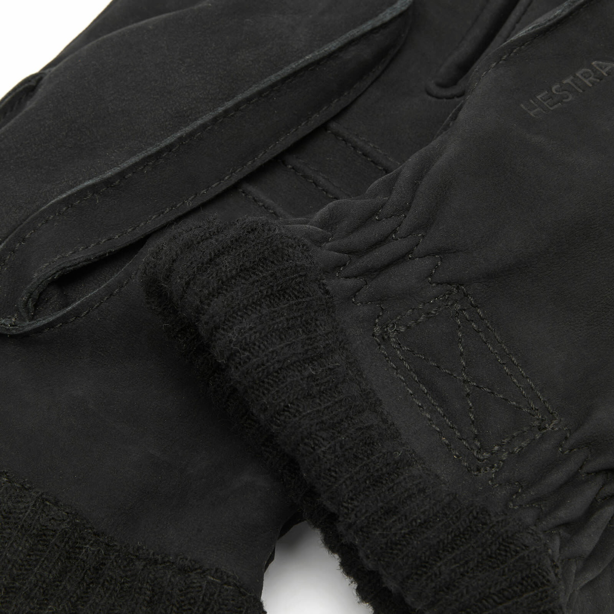 Hestra Men's Joar Nubuck Gloves in Black