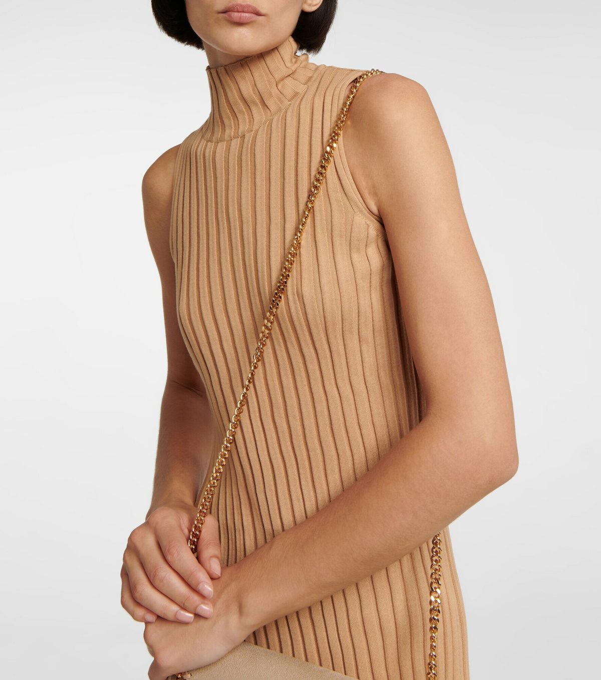 Stella McCartney - Ribbed-knit midi dress Stella McCartney Stella McCartney - Ribbed-knit midi dress Stella McCartney