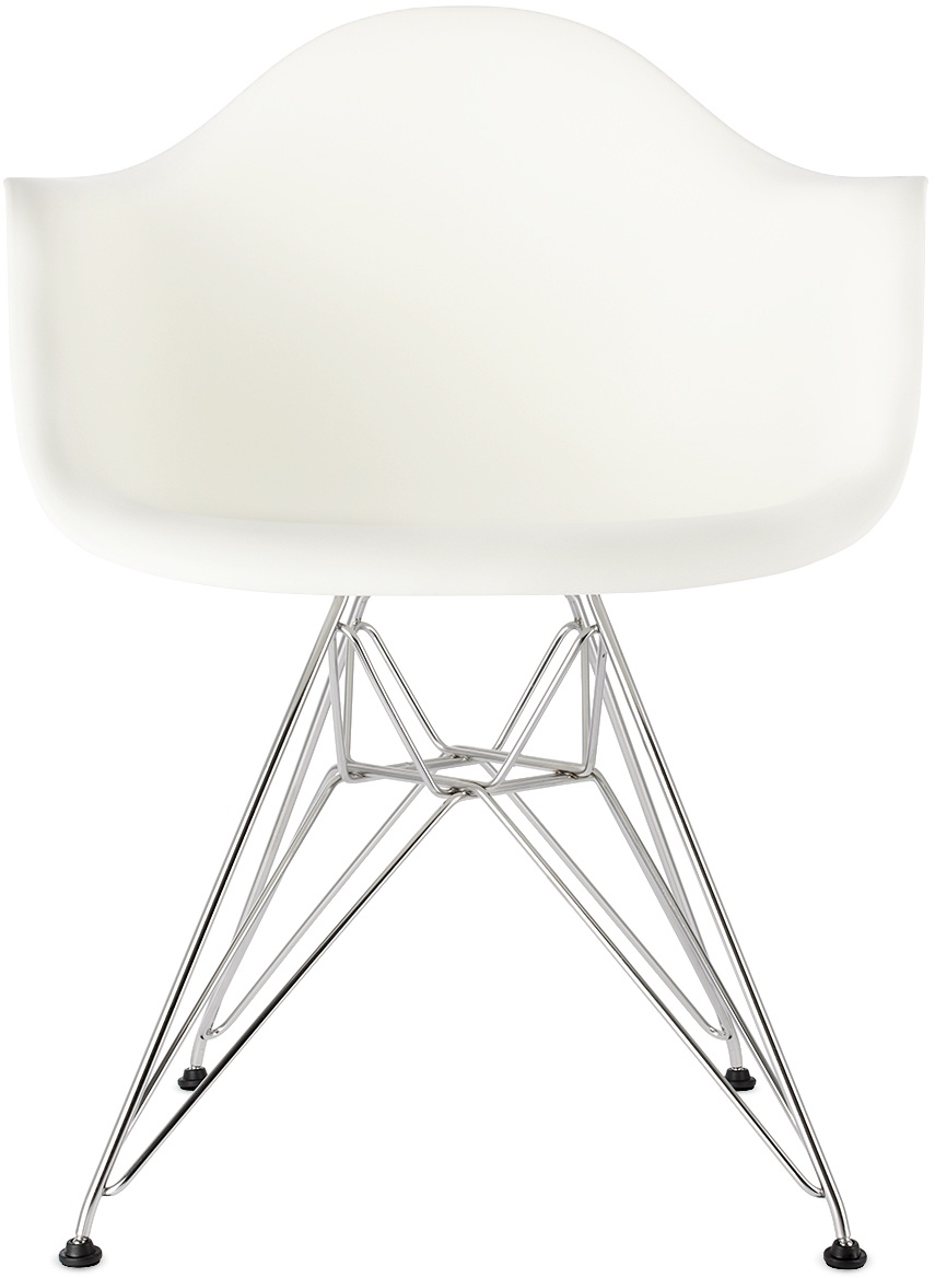 Photo: Herman Miller® White Eames Molded Plastic Armchair