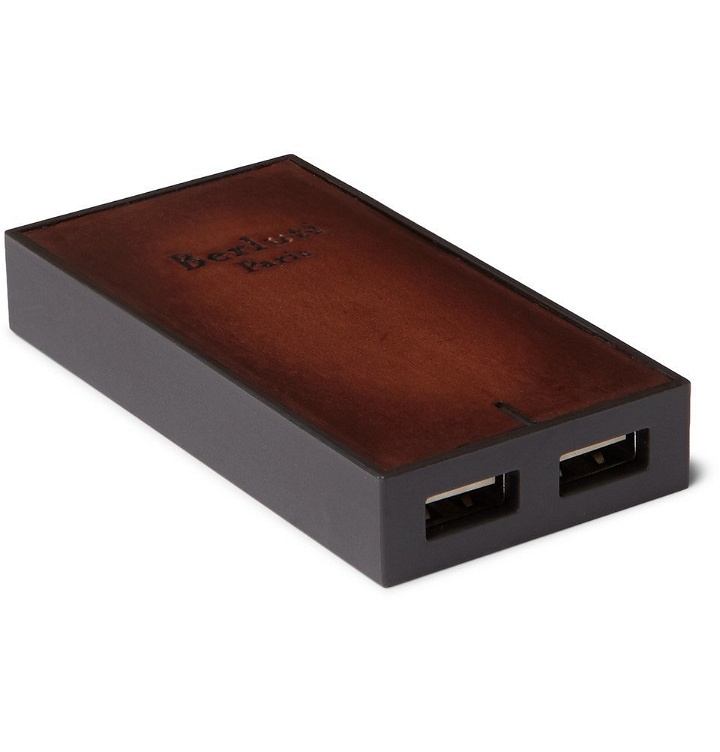 Photo: Berluti - Native Union Leather Smart Charger and Adaptor Travel Set - Men - Brown