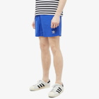 Adidas Men's Ori Solid Short in Semi Lucid Blue/White