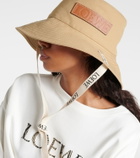 Loewe Logo canvas bucket hat