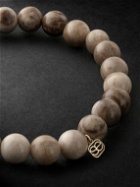 Sydney Evan - Small Gold, Diamond and Multi-Stone Beaded Bracelet