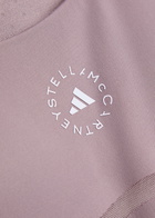 Adidas X Stella Mccartney Power Impact Stretch-jersey Training bra Purple