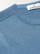 Stone Island - Logo-Appliquéd Knitted Sweater - Blue